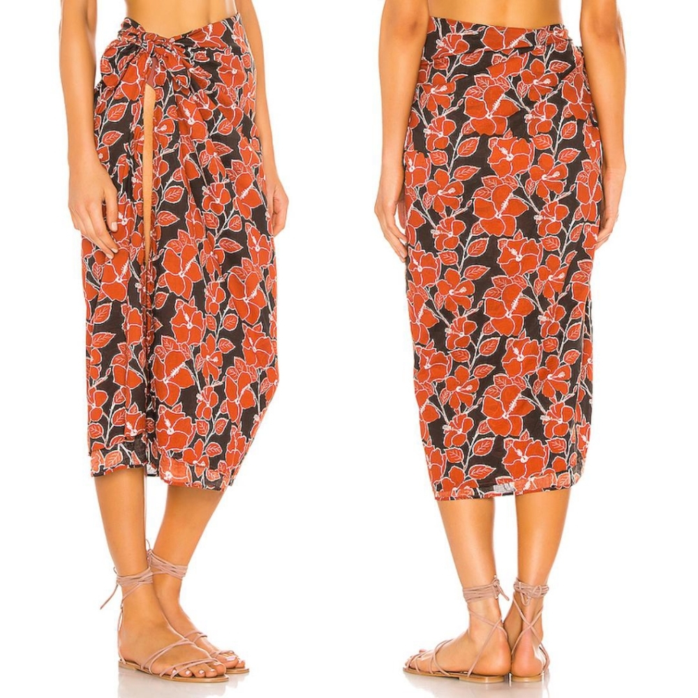 New Acacia kuau sarong mid pacific pareo hibiscus - Picture 3 of 9